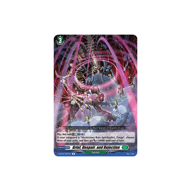 Vanguard_TCG_card_D-BT01_054EN_R_Grief_Despair_and_Rejection_Genesis_of_the_Five_Greats