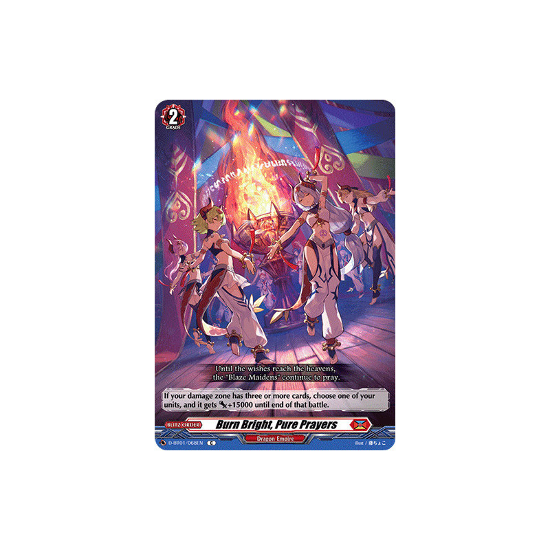 Vanguard_TCG_card_D-BT01_068EN_C_Burn_Bright_Pure_Prayers_Genesis_of_the_Five_Greats