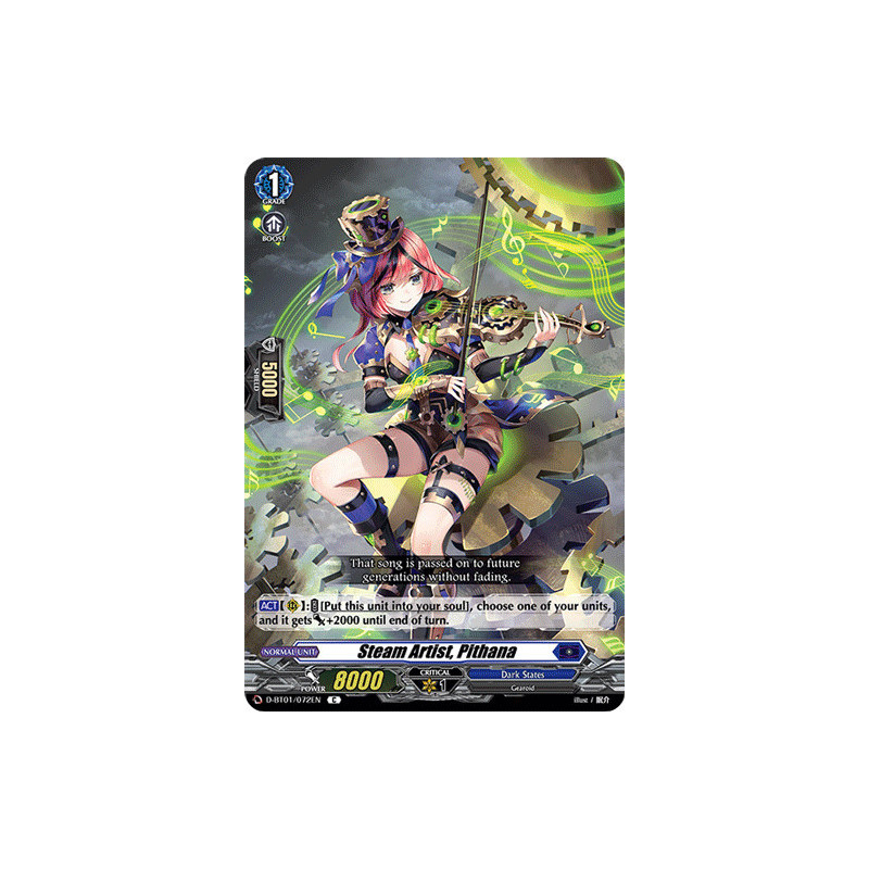Vanguard_TCG_card_D-BT01_072EN_C_Steam_Artist_Pithana_Genesis_of_the_Five_Greats