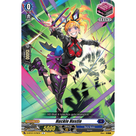 Vanguard_TCG_card_D-BT01_079EN_C_Huckle_Hustle_Genesis_of_the_Five_Greats