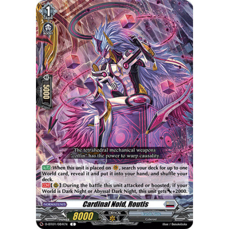 Vanguard_TCG_card_D-BT01_084EN_C_Cardinal_Noid_Routis_Genesis_of_the_Five_Greats