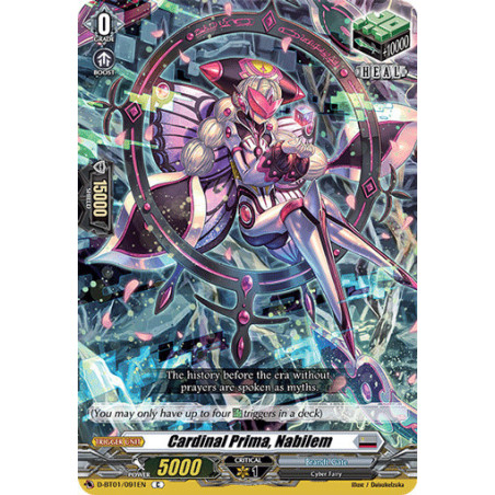 Vanguard_TCG_card_D-BT01_091EN_C_Cardinal_Prima_Nabilem_Genesis_of_the_Five_Greats