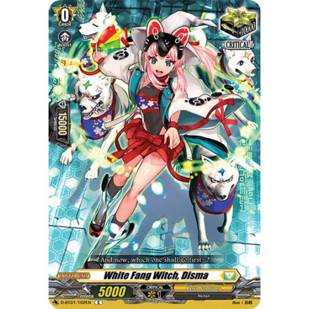Vanguard_TCG_card_D-BT01_102EN_C_White_Fang_Witch_Disma_Genesis_of_the_Five_Greats