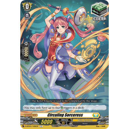 Vanguard_TCG_card_D-BT01_105EN_C_Circuling_Sorceress_Genesis_of_the_Five_Greats