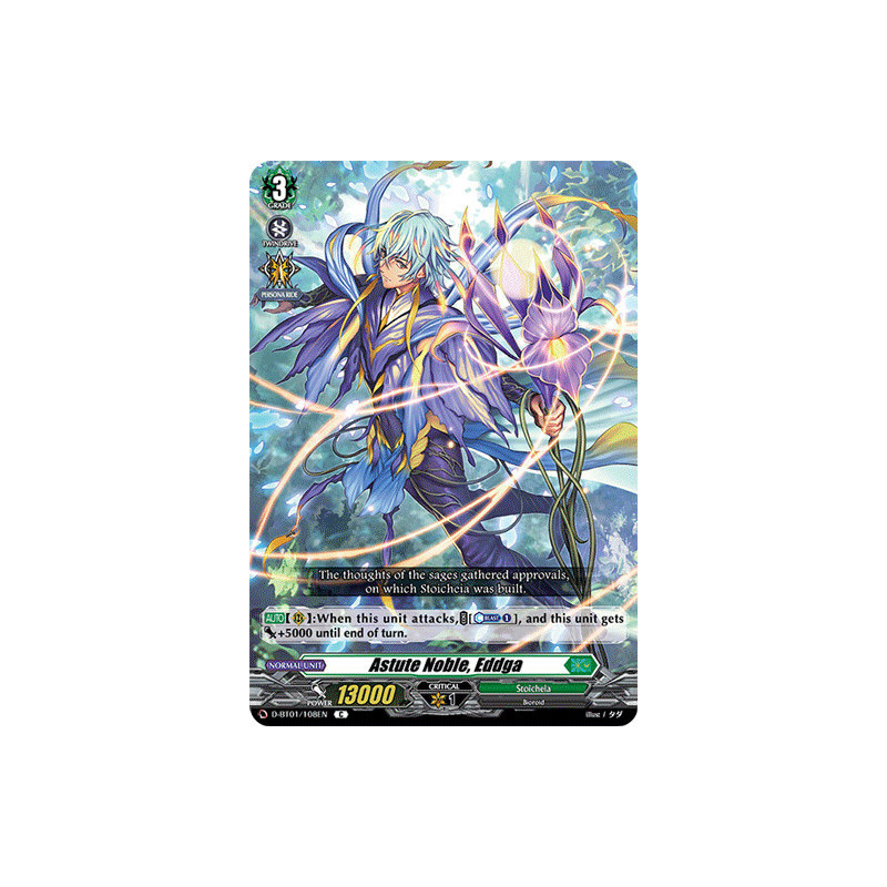 Vanguard_TCG_card_D-BT01_108EN_C_Astute_Noble_Edgar_Genesis_of_the_Five_Greats