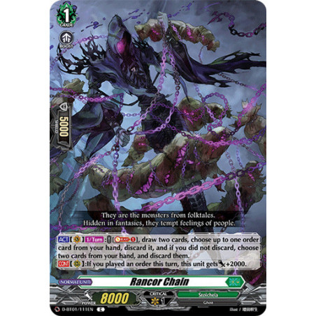 Vanguard_TCG_card_D-BT01_111EN_C_Rancor_Chain_Genesis_of_the_Five_Greats