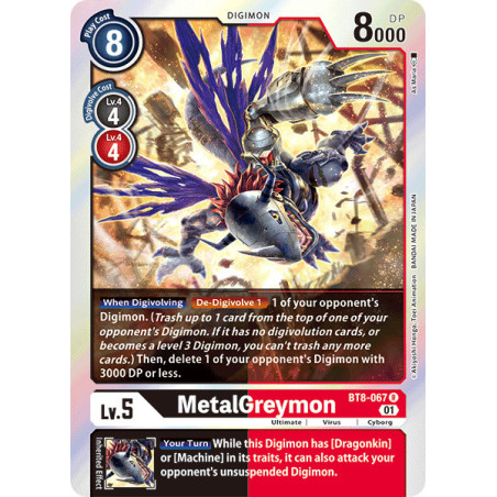Digimon_TCG_BT8-067_MetalGreymon_Rare_New_Awakening_Card_Game