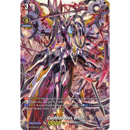 Vanguard_TCG_card_D-BT01_SP05EN_SP_Cardinal_Deus_Orfist_Genesis_of_the_Five_Greats