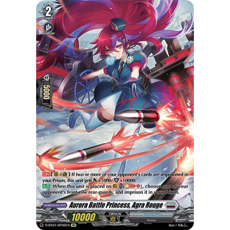 Vanguard_TCG_card_D-BT01_SP06EN_SP_Aurora_Battle_Princess_Agra_Rouge_Genesis_of_the_Five_Greats
