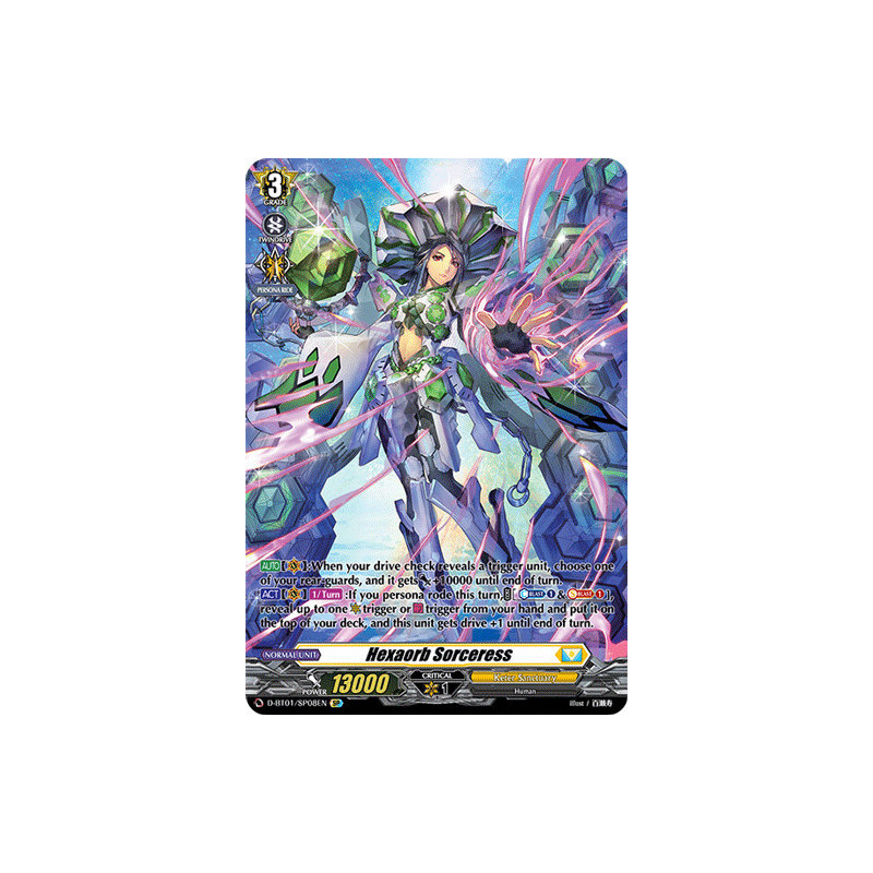 Vanguard_TCG_card_D-BT01_SP08EN_SP_Hexaorb_Sorceress_Genesis_of_the_Five_Greats