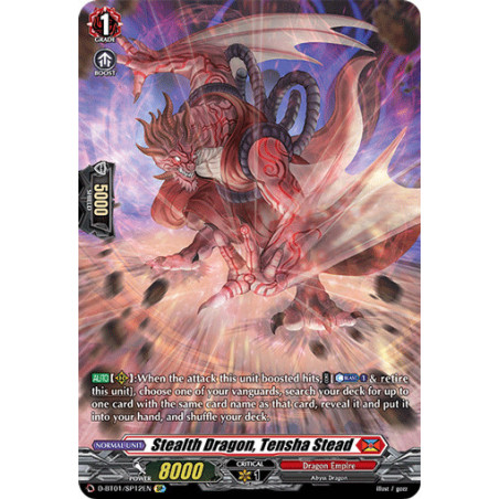 Vanguard_TCG_card_D-BT01_SP12EN_SP_Stealth_Dragon_Tensha_Stead_Genesis_of_the_Five_Greats