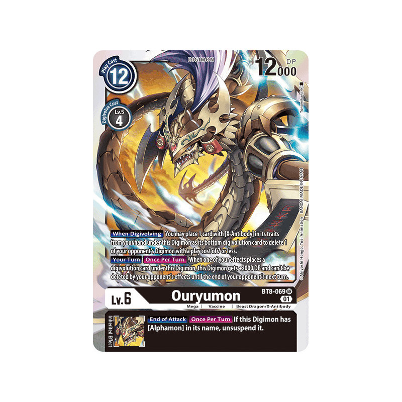 Digimon_TCG_BT8-069_Ouryumon_Super_Rare_New_Awakening_Card_Game