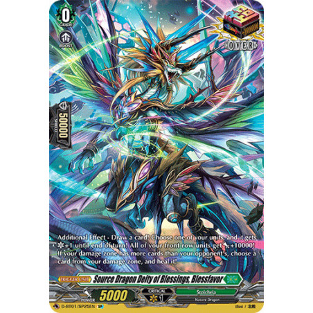 Vanguard_TCG_card_D-BT01_SP25EN_SP_Source_Dragon_Deity_of_Blessings_Blessfavor_Genesis_of_the_Five_Greats