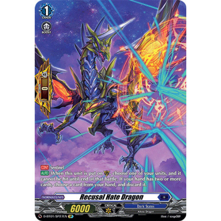 Vanguard_TCG_card_D-BT01_SP27EN_SP_Recusal_Hate_Dragon_Genesis_of_the_Five_Greats