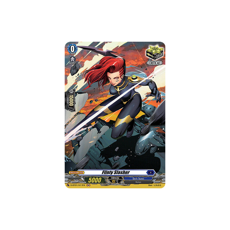 Vanguard_TCG_card_D-BT01_H17EN_H_Flinty_Slasher_Genesis_of_the_Five_Greats