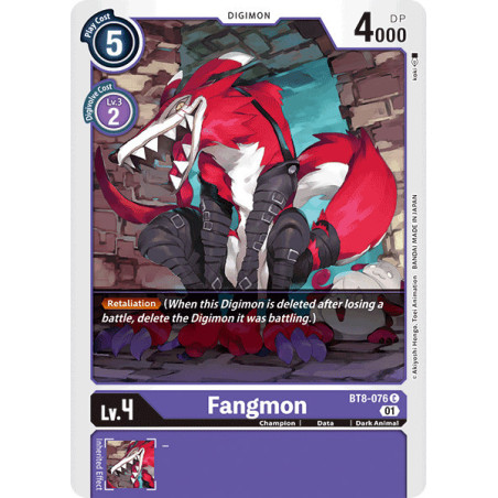 Digimon_TCG_BT8-076_Fangmon_Common_New_Awakening_Card_Game