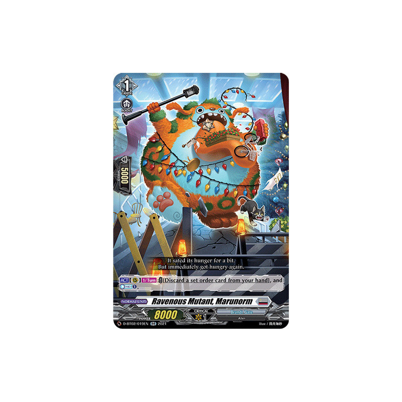 Vanguard_TCG_card_D-BT02_019EN_RR_Ravenous_Mutant_Marunorm_A_Brush_with_the_Legends