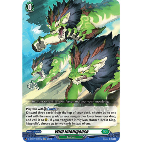 Vanguard_TCG_card_D-BT02_025EN_RR_Wild_Intelligence_A_Brush_with_the_Legends