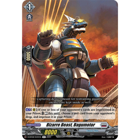 Vanguard_TCG_card_D-BT02_041EN_R_Bizarre_Beast_Bagumotor_A_Brush_with_the_Legends