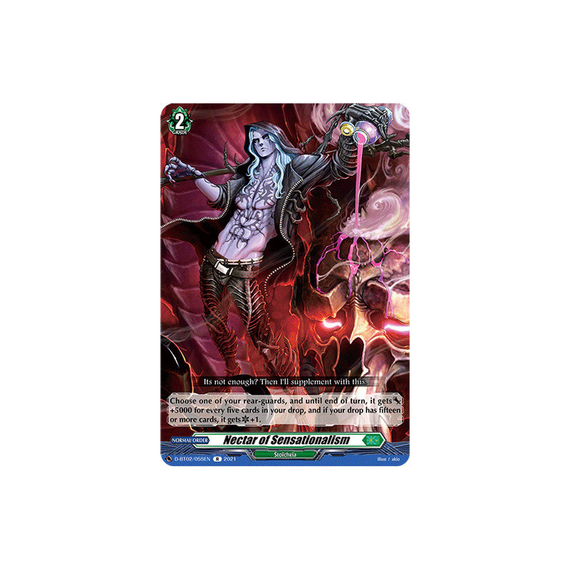 Vanguard_TCG_card_D-BT02_055EN_R_Nectar_of_Sensationalism_A_Brush_with_the_Legends