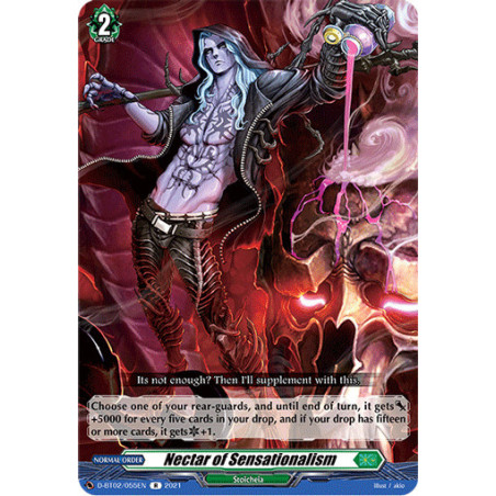 Vanguard_TCG_card_D-BT02_055EN_R_Nectar_of_Sensationalism_A_Brush_with_the_Legends