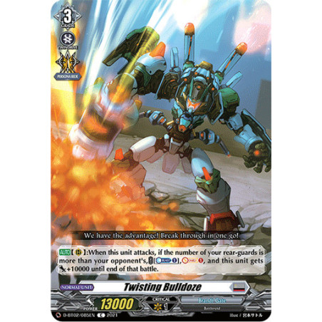 Vanguard_TCG_card_D-BT02_085EN_C_Twisting_Bulldoze_A_Brush_with_the_Legends