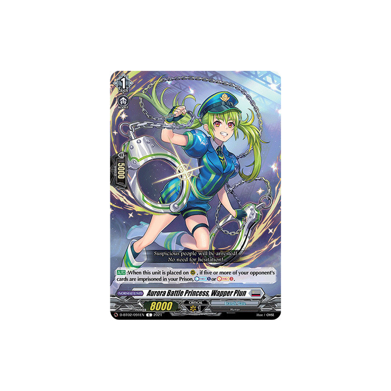 Vanguard_TCG_card_D-BT02_091EN_C_Aurora_Battle_Princess_Wapper_Plun_A_Brush_with_the_Legends
