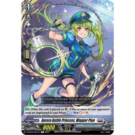 Vanguard_TCG_card_D-BT02_091EN_C_Aurora_Battle_Princess_Wapper_Plun_A_Brush_with_the_Legends