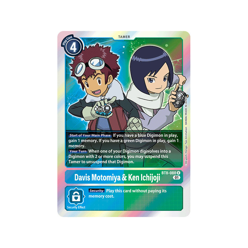 Digimon_TCG_BT8-088_Davis_Motomiya_Ken_Ichijoji_Rare_New_Awakening_Card_Game