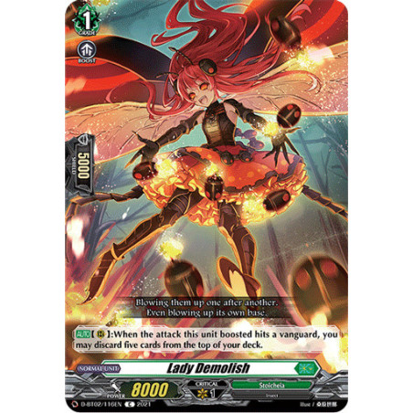 Vanguard_TCG_card_D-BT02_116EN_C_Lady_Demolish_A_Brush_with_the_Legends