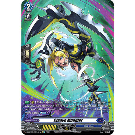 Vanguard_TCG_card_D-BT02_SP14EN_SP_Cleave_Muddler_A_Brush_with_the_Legends