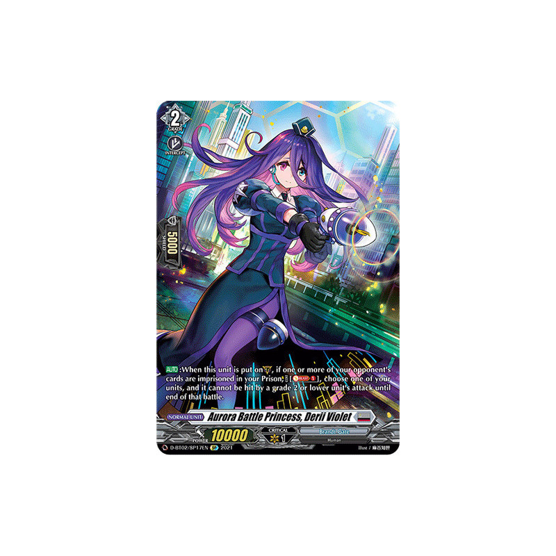 Vanguard_TCG_card_D-BT02_SP17EN_SP_Aurora_Battle_Princess_Derii_Violet_A_Brush_with_the_Legends