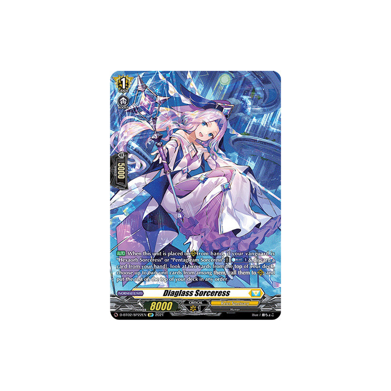 Vanguard_TCG_card_D-BT02_SP22EN_SP_Diaglass_Sorceress_A_Brush_with_the_Legends