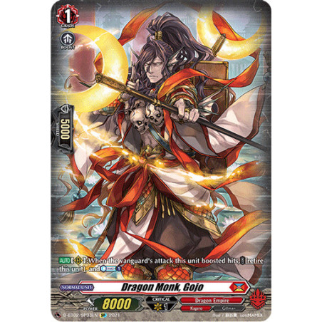 Vanguard_TCG_card_D-BT02_SP33EN_SP_Dragon_Monk_Gojo_A_Brush_with_the_Legends