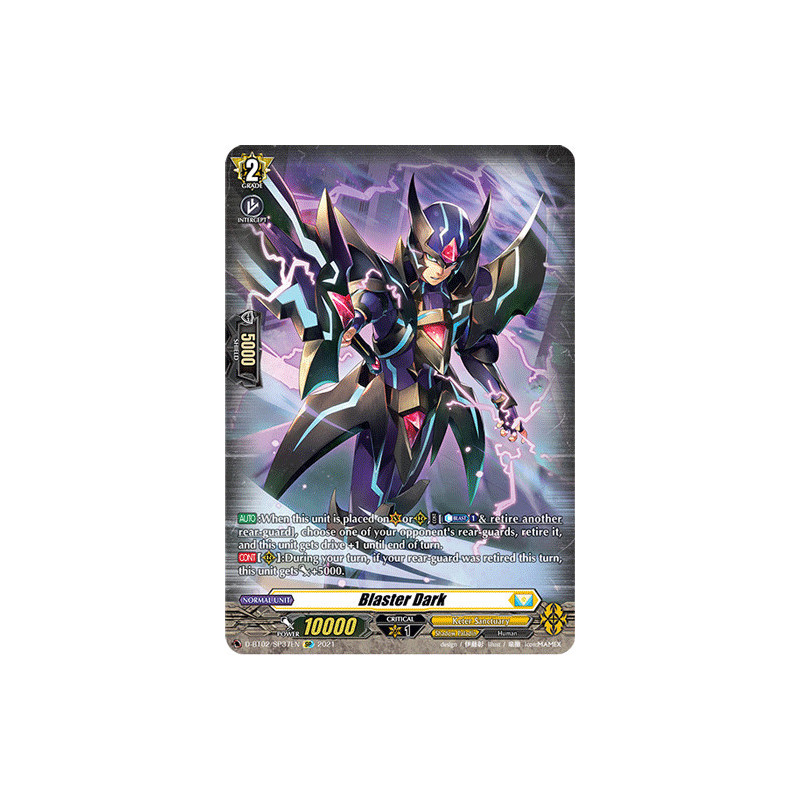 Vanguard_TCG_card_D-BT02_SP37EN_SP_Blaster_Dark_A_Brush_with_the_Legends