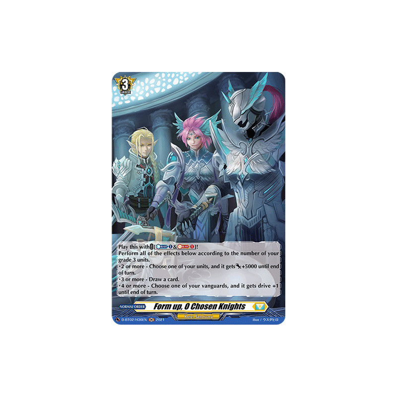 Vanguard_TCG_card_D-BT02_H36EN_H_Form_up_O_Chosen_Knights_A_Brush_with_the_Legends