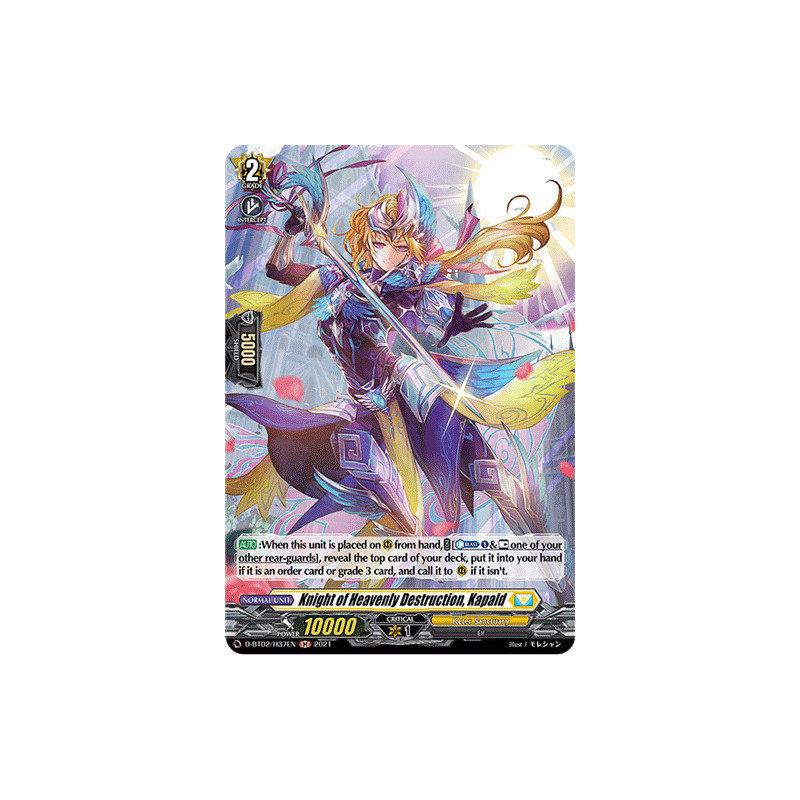 Vanguard_TCG_card_D-BT02_H37EN_H_Knight_of_Heavenly_Destruction_Kapald_A_Brush_with_the_Legends