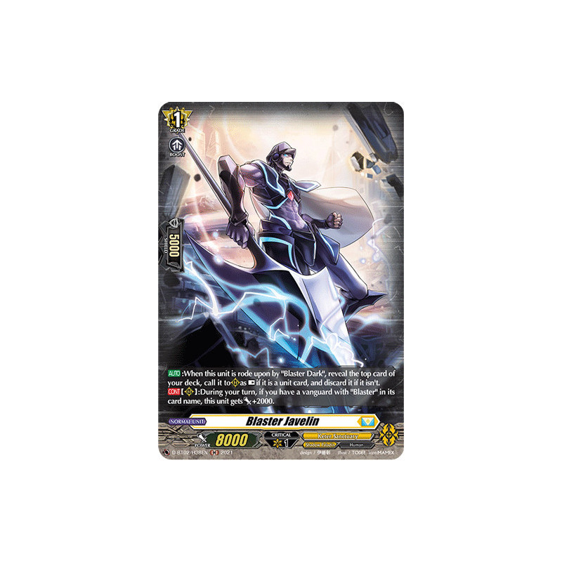 Vanguard_TCG_card_D-BT02_H38EN_H_Blaster_Javelin_A_Brush_with_the_Legends