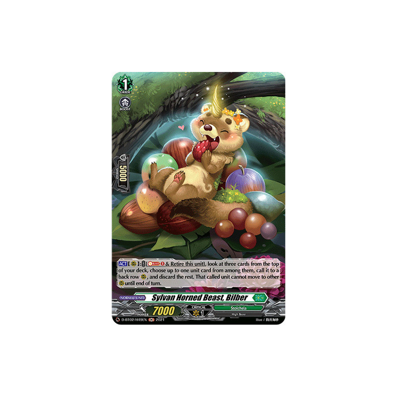 Vanguard_TCG_card_D-BT02_H49EN_H_Sylvan_Horned_Beast_Bilber_A_Brush_with_the_Legends