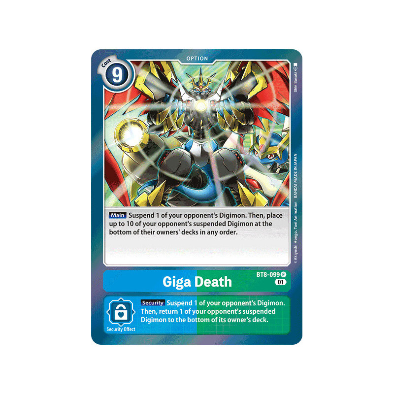 Digimon_TCG_BT8-099_Giga_Death_Rare_New_Awakening_Card_Game