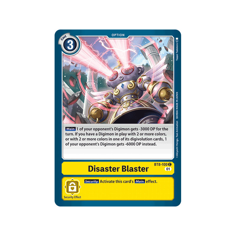 Digimon_TCG_BT8-100_Disaster_Blaster_Common_New_Awakening_Card_Game