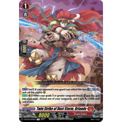 Vanguard_TCG_card_D-BT03_029EN_R_Twin_Strike_of_Dust_Storm_Orlando_Advance_of_Intertwined_Stars