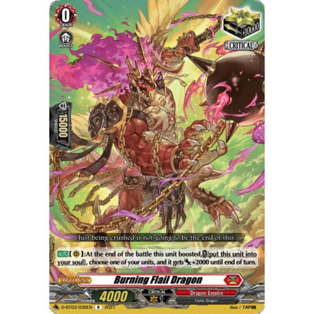 Vanguard_TCG_card_D-BT03_030EN_R_Burning_Flail_Dragon_Advance_of_Intertwined_Stars