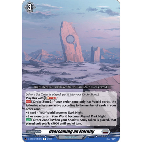 Vanguard_TCG_card_D-BT03_043EN_R_Overcoming_an_Eternity_Advance_of_Intertwined_Stars