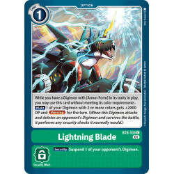 Digimon_TCG_BT8-103_Lightning_Blade_Common_New_Awakening_Card_Game