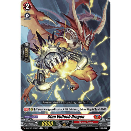 Vanguard_TCG_card_D-BT03_062EN_C_Stun_Voltech_Dragon_Advance_of_Intertwined_Stars