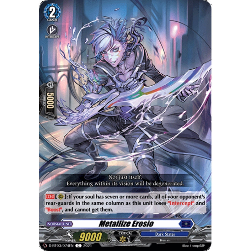 Vanguard_TCG_card_D-BT03_074EN_C_Metallize_Erosio_Advance_of_Intertwined_Stars