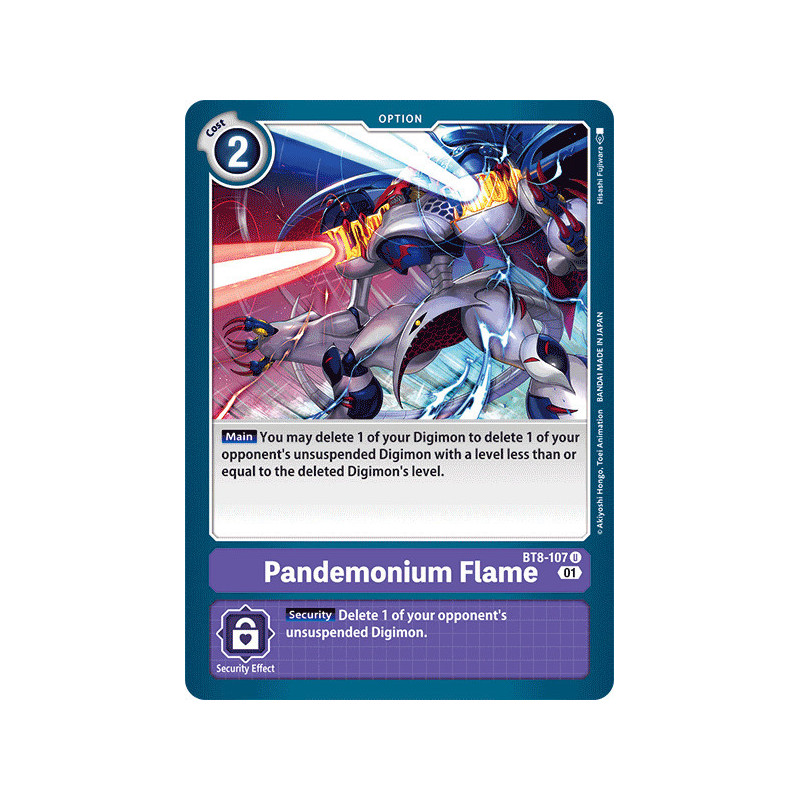 Digimon_TCG_BT8-107_Pandemonium_Flame_Uncommon_New_Awakening_Card_Game