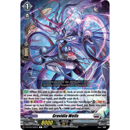 Vanguard_TCG_card_D-BT03_090EN_C_Gravidia_Wells_Advance_of_Intertwined_Stars