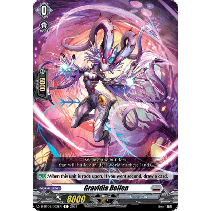 Vanguard_TCG_card_D-BT03_092EN_C_Gravidia_Dellen_Advance_of_Intertwined_Stars